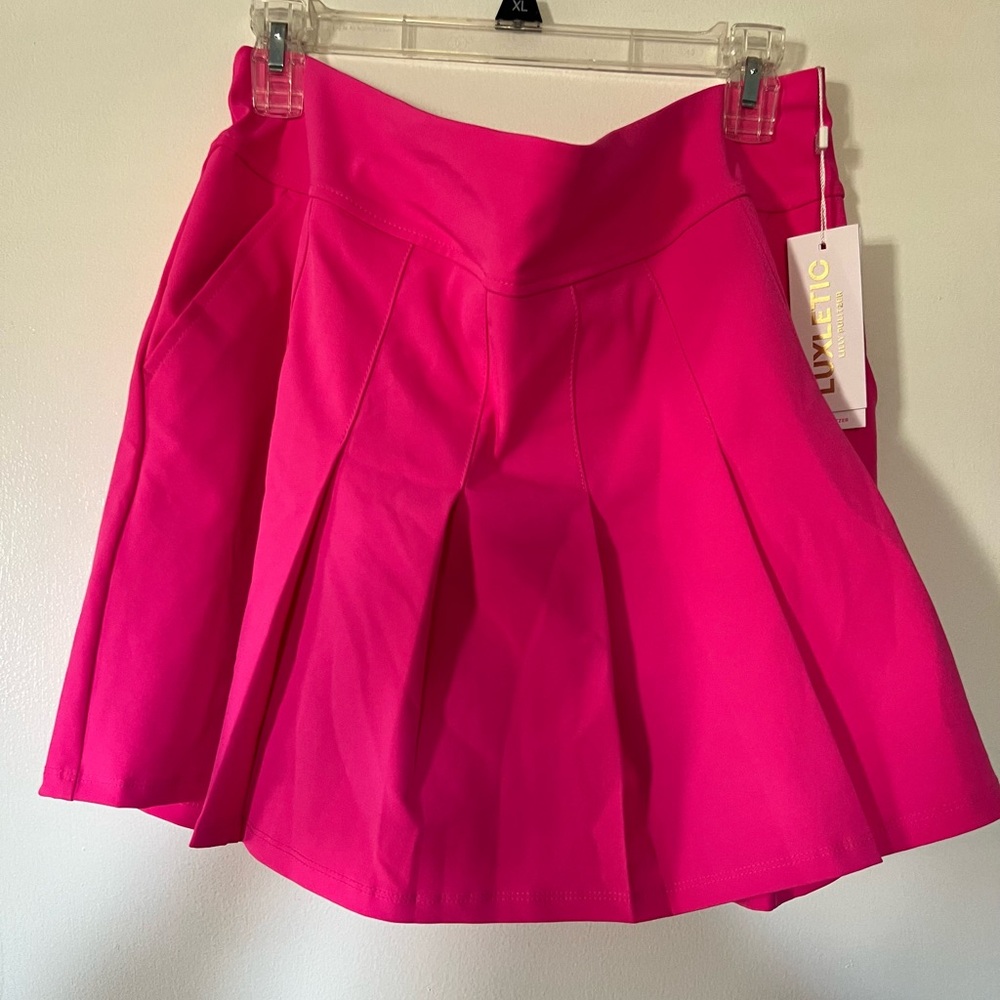 NWT Lilly Pulitzer Priska Golf Skort Luxletic - Passion Fruit - 16